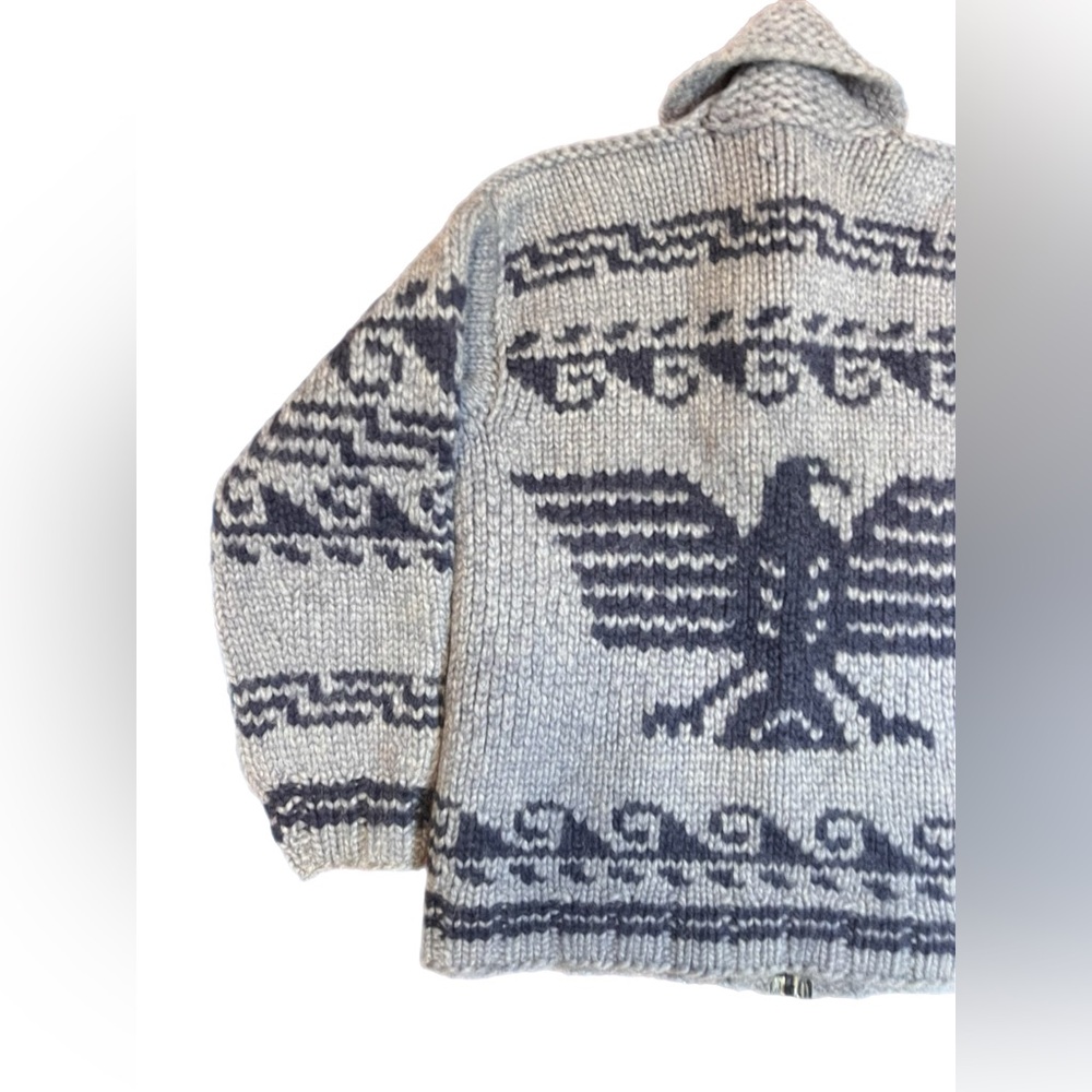 Filson vintage like Ketchikan sweater blue thunderbird - Picture 5 of 11